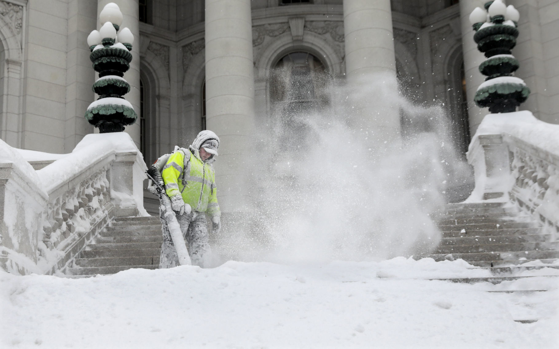 Winter storm hits Madison area